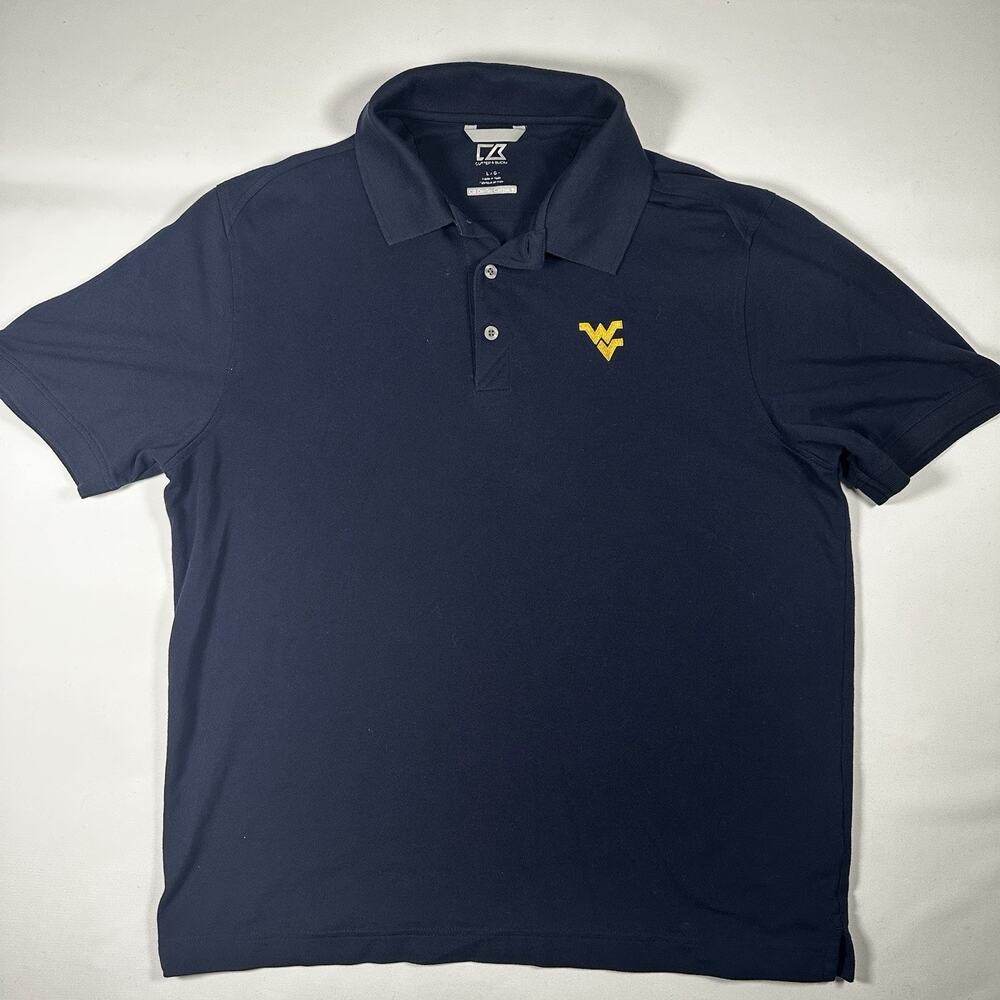 Cutter & Buck University Of West Virginia Mountaineers CB DryTec Polo Men’s L